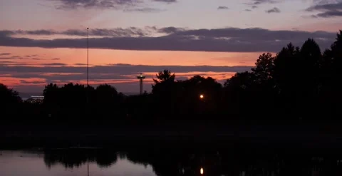 Space needle day to night time lapse Stock-Footage 165242005