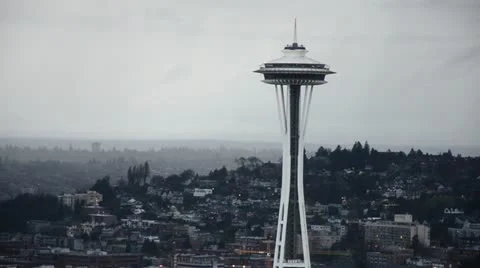 Space Needle Stock Footage 10882645