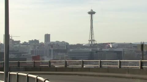 SPACE NEEDLE OVERPASS 動画素材 10991921