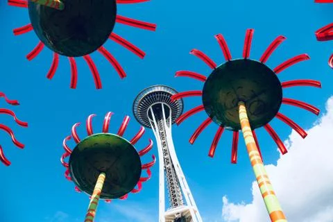 Space needle Stock Photos