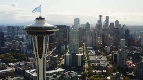 Space Needle in Seattle Vidéo 126253771