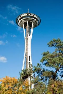 Space needle in seattle Stock Photos
