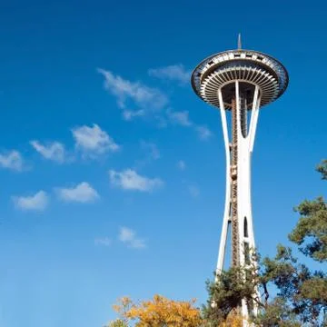 Space needle in seattle Stock Photos