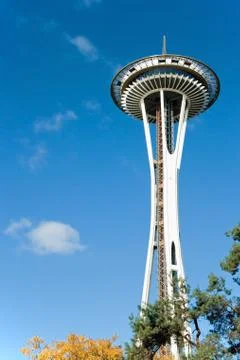 Space needle in seattle Stock Photos