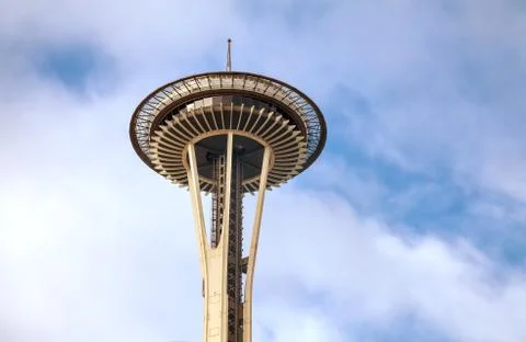 The space needle in seattle Foto stock