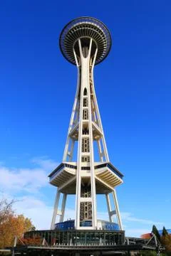 Space Needle in Seattle Stock Photos