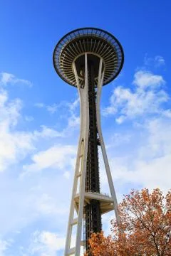 Space Needle in Seattle Stock Photos
