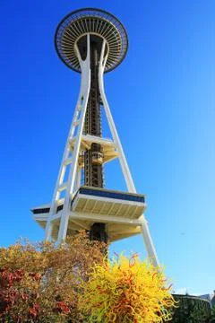 Space Needle in Seattle Stock Photos