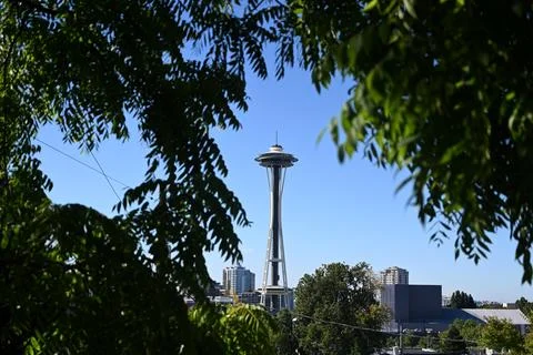 Space Needle in Seattle. Stock Photos