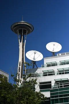 Space Needle in Seattle. Stock Photos