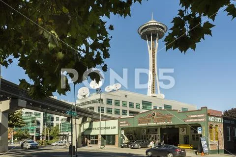 Space Needle, Seattle, USA Stock Photos