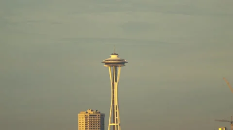 Space Needle, Seattle, Washington Stock Footage 36707723