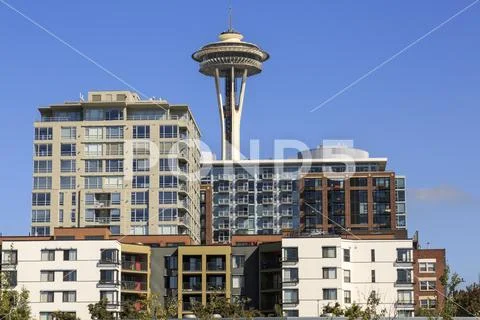 Space Needle. Seattle, Washington, USA Stock Photos