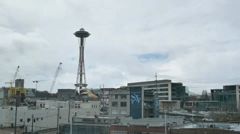 Space Needle WS Vídeo Stock 39141836