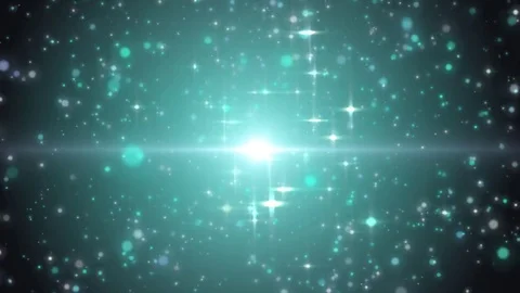 Space neon background with particles. Space gold dust with stars. Sunlight of 動画素材 82453917