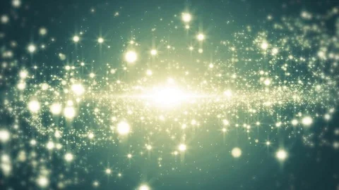 Space neon background with particles. Space gold dust with stars. Sunlight of Stock Footage 82456158