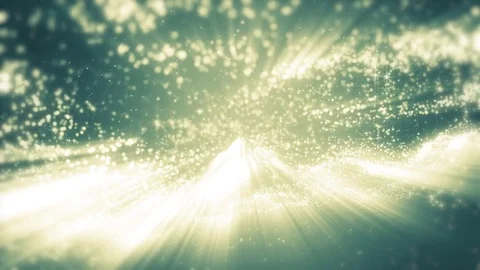 Space neon background with particles. Space gold dust with stars. Sunlight of 動画素材 82466743