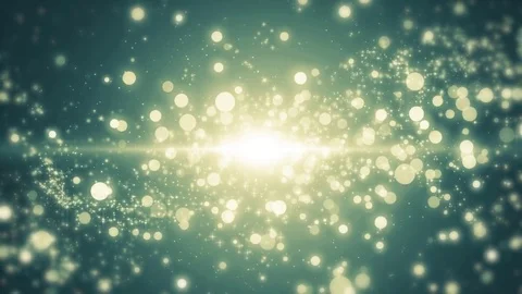 Space neon background with particles. Space gold dust with stars. Sunlight of Stock-Footage 82468276