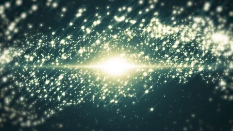 Space neon background with particles. Space gold dust with stars. Sunlight of 스톡 동영상 82485904
