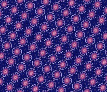 Space neon nebula patterned wallpaper-style design in bubblegum gas, electric in Stock Illustration