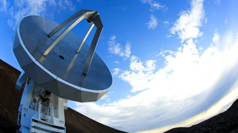 Space Observation Very Large Array Communications Science Technology Time Lapse Stock Footage 54136344