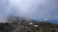 Space observatory telescope on mountain peak with clouds and seaview in La Palma 4k or 4k+ Resolution