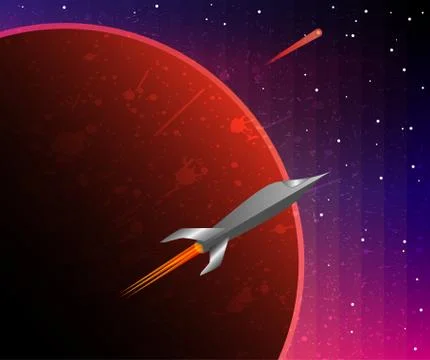 A space odyssey 스톡 일러스트