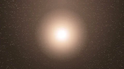Space orange background with particles. Video stock 60119083