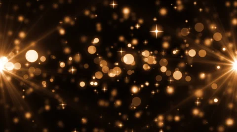 Space orange background with particles. Stock Footage 62414329