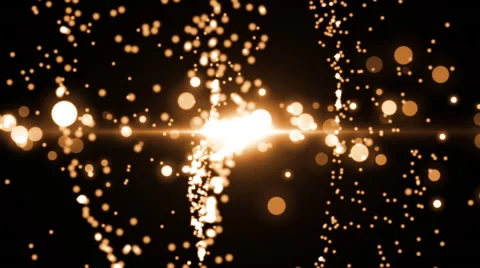 Space orange background with particles. 스톡 동영상 62414505