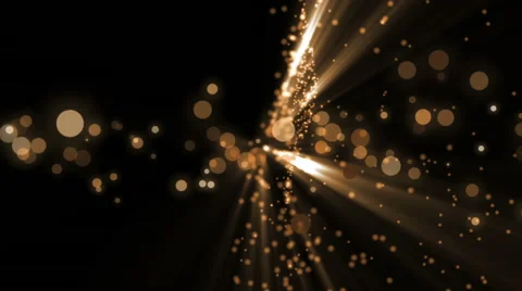 Space orange background with particles. Stockbeeldmateriaal 62423089