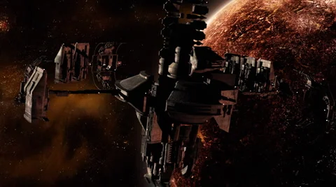 Space Orbital Platform Stock Footage 881759