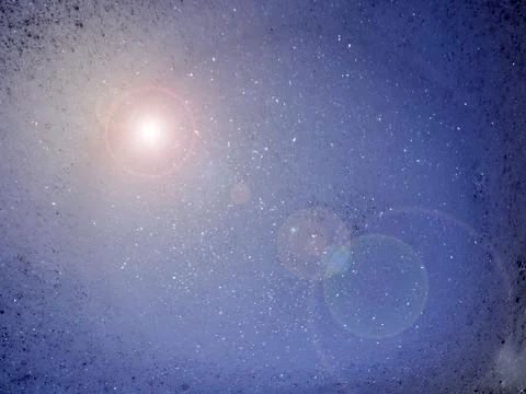 Space with oxygen bubbles Stock Photos