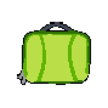 Space packing cube pixel art vector illustration Stock Illustration
