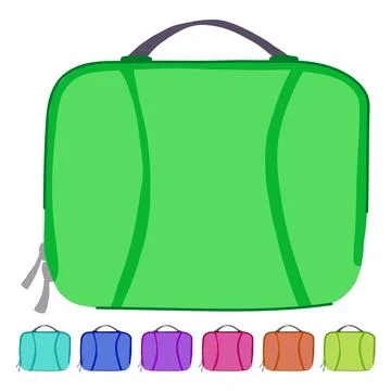 Space packing cube vector cartoon graphic Stock Illustration
