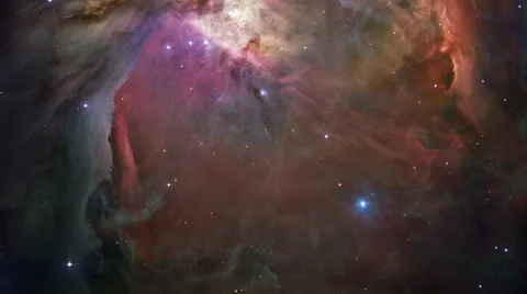 Space panorama. A planetary nebula. Sketches in space Stock Footage 47201568