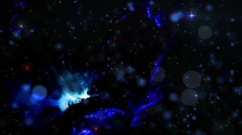 Space Particles Rotation Background Stock Footage 64258195