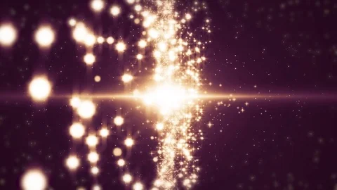 Space pink background with particles. Space purple dust with stars on black b Stock-Footage 82443816