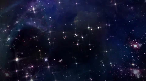 Space with pink star cross Stock Footage 58850771