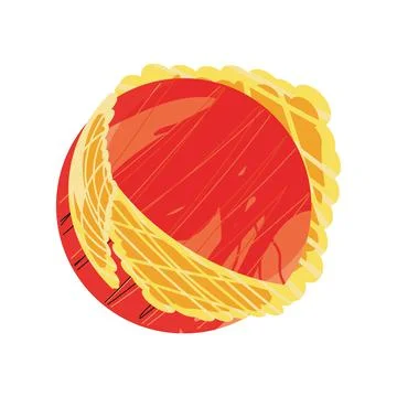 Space planet flame galaxy abstract icon isolated vector 스톡 일러스트