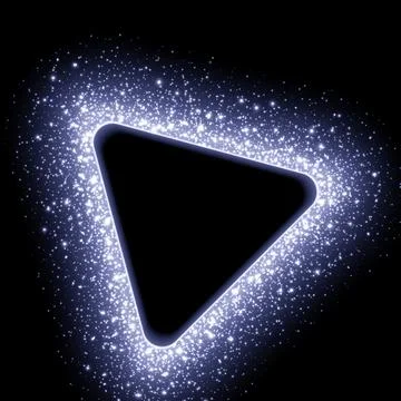 Space planet in the rays of light. Vector backgroun Stock Illustration