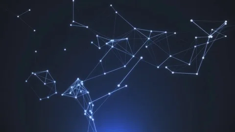 Space Plexus Background Video stock 81066176