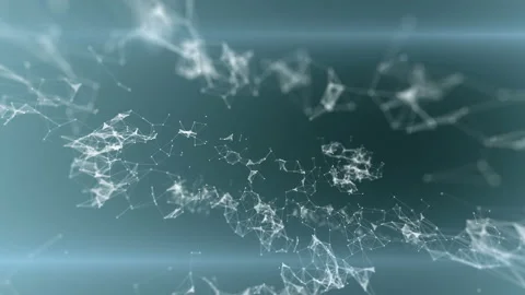 Space plexus concept in space. Milky Way. Particles in space, with light effects Stock Footage 113277089