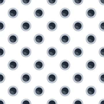 Space porthole pattern viewing stars and cosmos Illustrazione stock