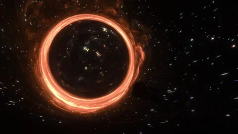Space Prob Traveling through The wormhole (Seamless Loop) 스톡 동영상 335654383