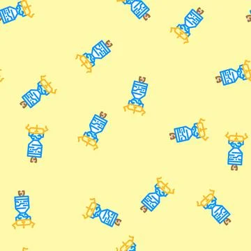 Space probe aeronautical engineer vector seamless pattern Stock Illustration