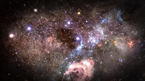 Space Pull Out Galaxy Видео 74388552