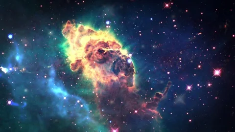 Space Pull Out Galaxy Видео 74397103