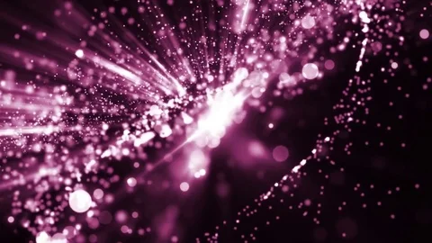 Space purple background with particles. Vídeo Stock 71264440