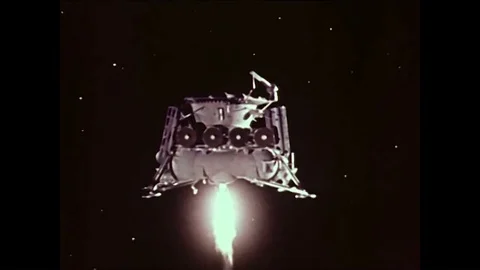 The Space race develops between the United States and the Soviet Union in the Video stock 85772991